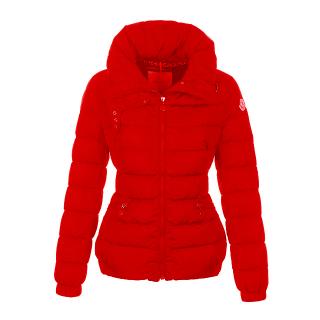 Nouveau Doudoune Moncler Epine Zip Femme Rouge